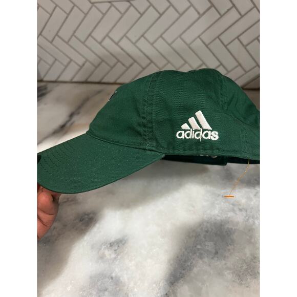 Utah Jazz Adidas Green Strapback Hat NBA Basketball Cap Adjustable Logo - Picture 1 of 8